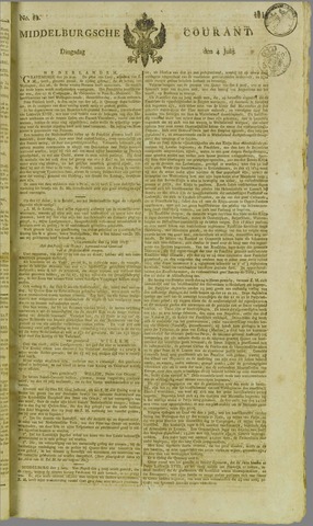 Middelburgsche Courant 1815-07-04