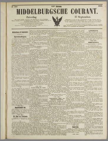 Middelburgsche Courant 1910-09-17