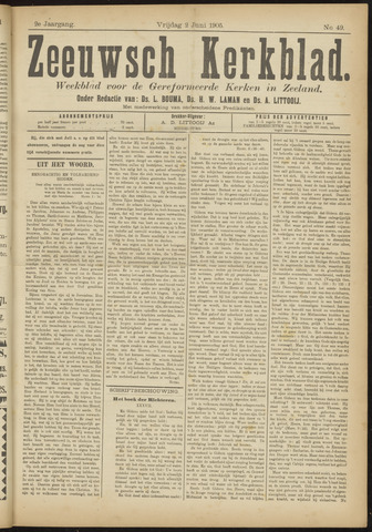 Zeeuwsche kerkbode, weekblad gewijd aan de belangen der gereformeerde kerken/ Zeeuwsch kerkblad 1905-06-02