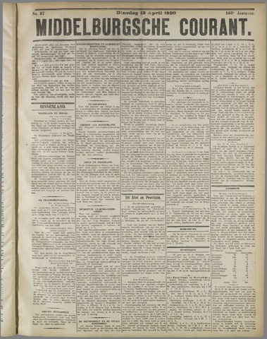 Middelburgsche Courant 1920-04-13