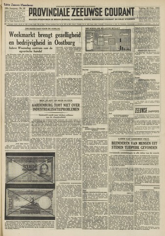 Provinciale Zeeuwse Courant 1952-02-22