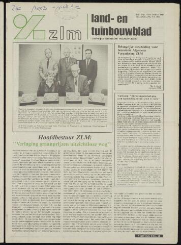 Zeeuwsch landbouwblad ... ZLM land- en tuinbouwblad 1986-12-05