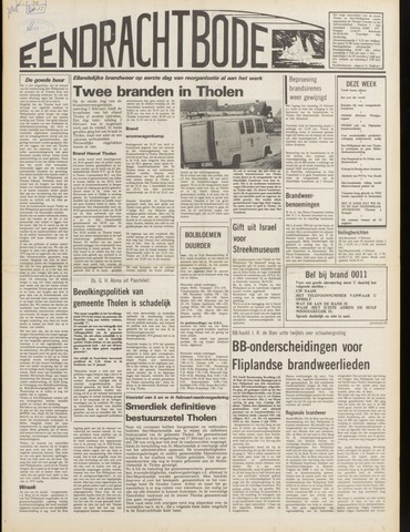 Eendrachtbode /Mededeelingenblad voor het eiland Tholen 1975-02-06