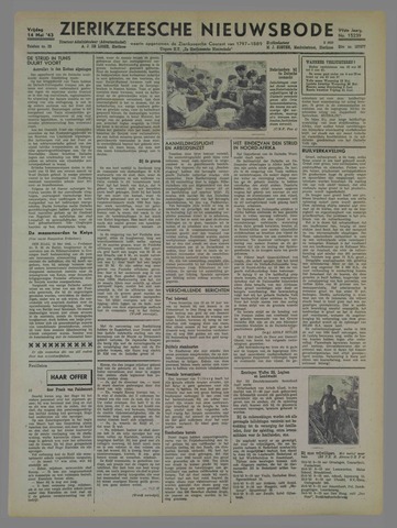 Zierikzeesche Nieuwsbode 1943-05-14