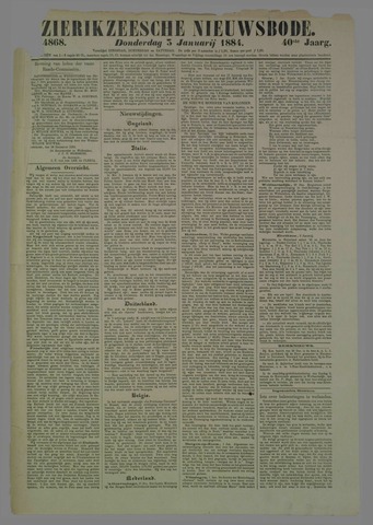 Zierikzeesche Nieuwsbode 1884-01-03