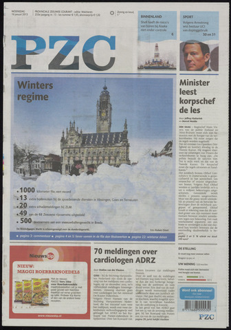 Provinciale Zeeuwse Courant 2013-01-16