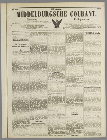 Middelburgsche Courant 1910-09-12