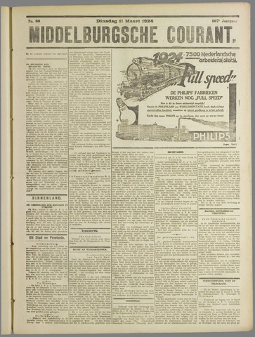 Middelburgsche Courant 1924-03-11