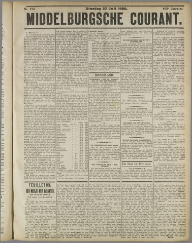 Middelburgsche Courant 1920-07-27