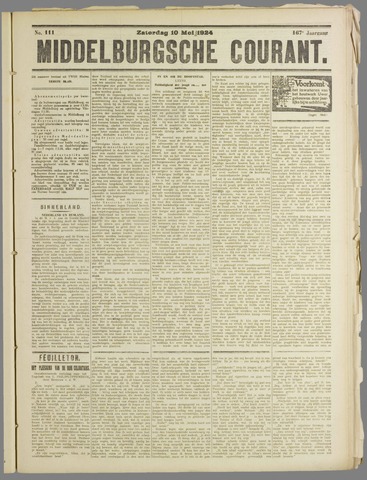 Middelburgsche Courant 1924-05-10
