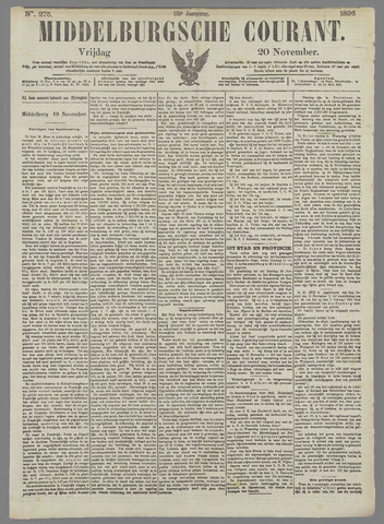 Middelburgsche Courant 1896-11-20