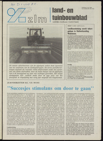 Zeeuwsch landbouwblad ... ZLM land- en tuinbouwblad 1988-05-06
