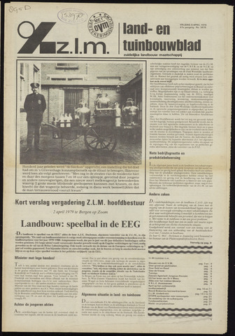 Zeeuwsch landbouwblad ... ZLM land- en tuinbouwblad 1979-04-06