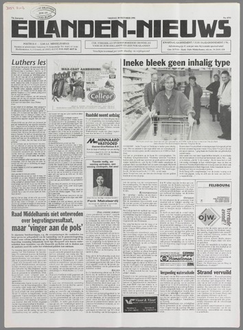 Eilanden-nieuws. Christelijk streekblad op gereformeerde grondslag 1998-10-30