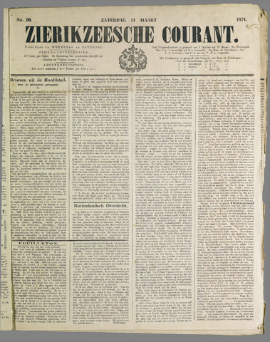 Zierikzeesche Courant 1871-03-11
