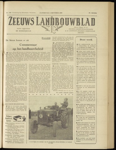 Zeeuwsch landbouwblad ... ZLM land- en tuinbouwblad 1959-10-03