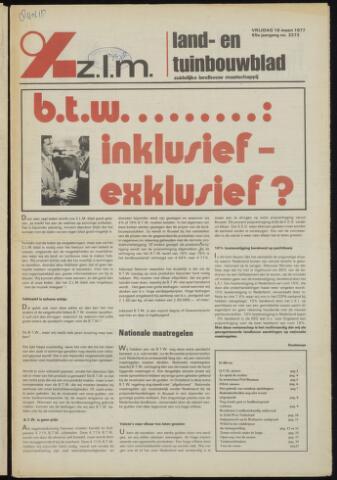 Zeeuwsch landbouwblad ... ZLM land- en tuinbouwblad 1977-03-18