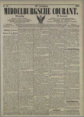 Middelburgsche Courant 1894-01-15