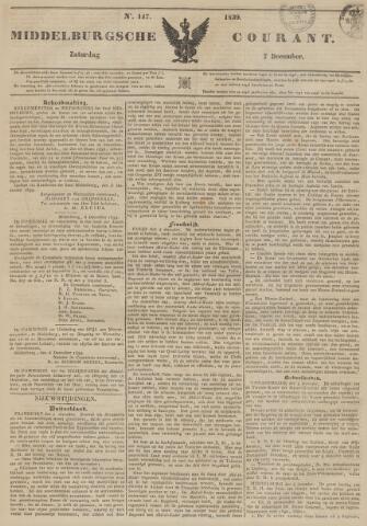 Middelburgsche Courant 1839-12-07