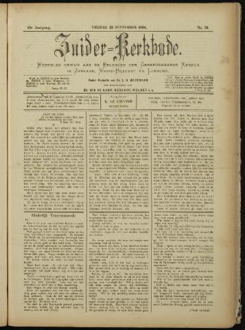 Zuider Kerkbode, Weekblad gewijd aan de belangen der gereformeerde kerken in Zeeland, Noord-Brabant en Limburg. 1904-09-23