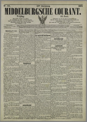Middelburgsche Courant 1894-06-22