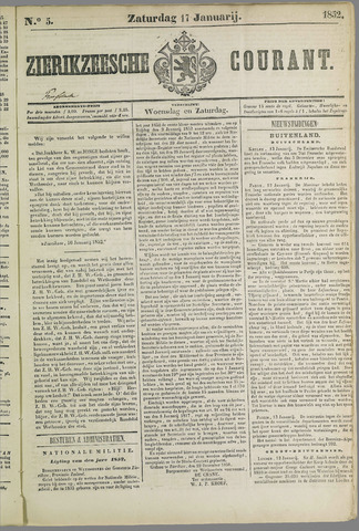 Zierikzeesche Courant 1852-01-17
