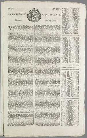 Zierikzeesche Courant 1805-06-24
