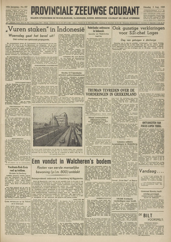 Provinciale Zeeuwse Courant 1949-08-02