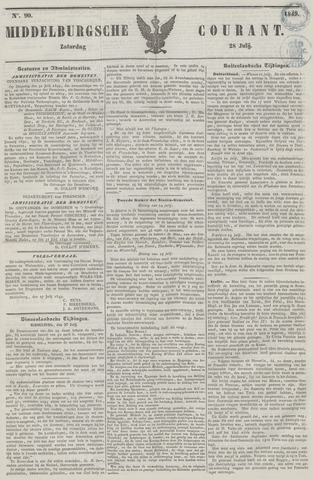 Middelburgsche Courant 1849-07-28