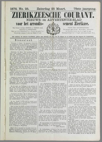 Zierikzeesche Courant 1876-03-25
