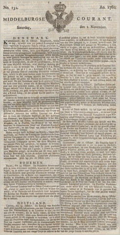 Middelburgsche Courant 1760-11-01