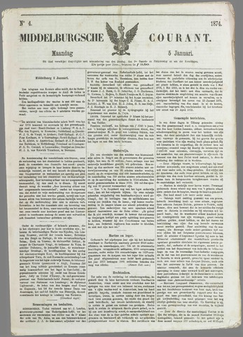 Middelburgsche Courant 1874-01-05
