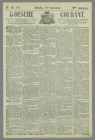 Goessche Courant 1911-09-19