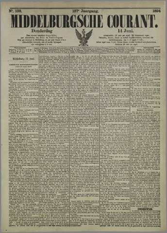 Middelburgsche Courant 1894-06-14