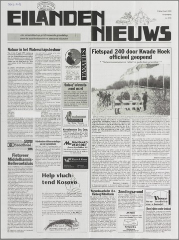 Eilanden-nieuws. Christelijk streekblad op gereformeerde grondslag 1999-04-09