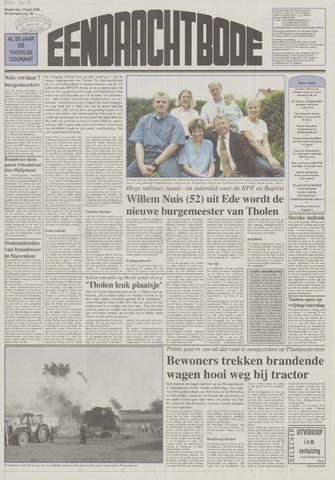 Eendrachtbode /Mededeelingenblad voor het eiland Tholen 2000-06-15