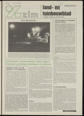 Zeeuwsch landbouwblad ... ZLM land- en tuinbouwblad 1988-11-04