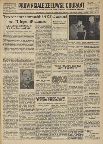 Provinciale Zeeuwse Courant 1949-12-09