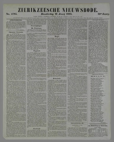 Zierikzeesche Nieuwsbode 1883-06-21
