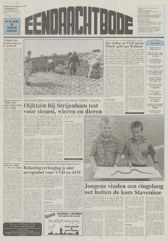 Eendrachtbode /Mededeelingenblad voor het eiland Tholen 1997-09-25