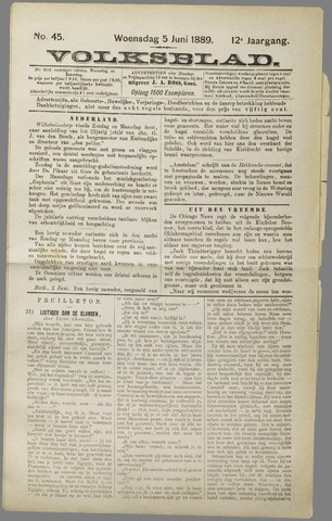 Volksblad 1889-06-05