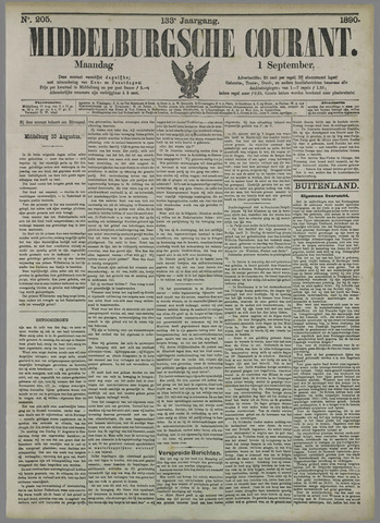 Middelburgsche Courant 1890-09-01