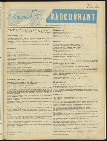 Schouwen's Badcourant 1970-07-31