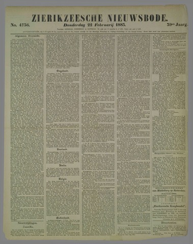 Zierikzeesche Nieuwsbode 1883-02-22