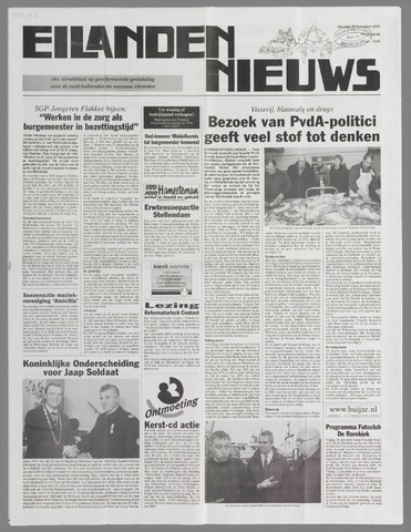 Eilanden-nieuws. Christelijk streekblad op gereformeerde grondslag 2003-11-25