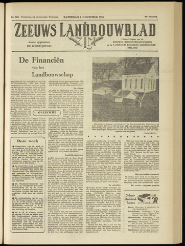 Zeeuwsch landbouwblad ... ZLM land- en tuinbouwblad 1958-11-01