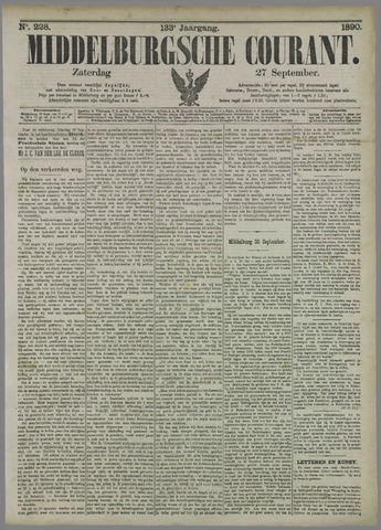 Middelburgsche Courant 1890-09-27