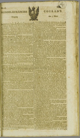 Middelburgsche Courant 1816-03-05