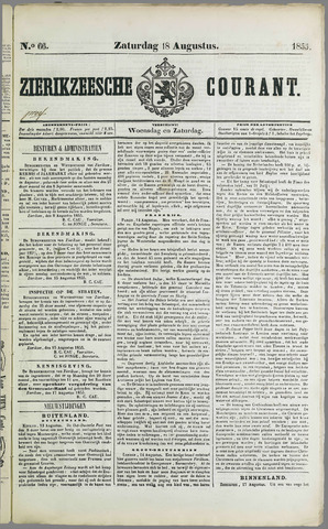 Zierikzeesche Courant 1855-08-18
