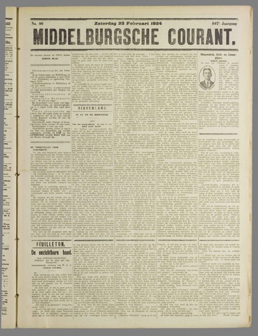 Middelburgsche Courant 1924-02-23
